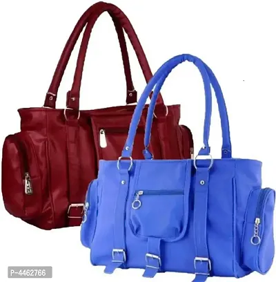 Trendy Artificial Leather Handbag for Women( Combo of 2)-thumb0