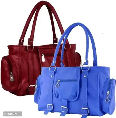 Trendy Artificial Leather Handbag for Women( Combo of 2)