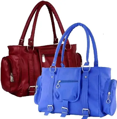 Elegant Combo Of Artificial Leather Handbags For Women