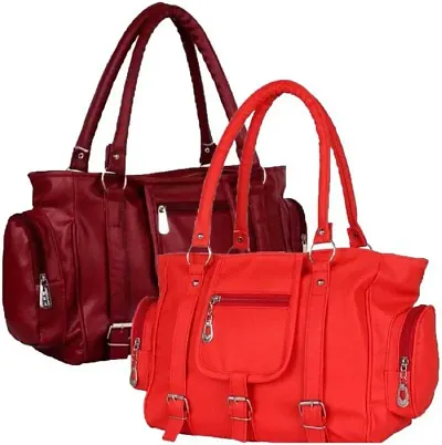 Elegant Combo Of Artificial Leather Handbags For Women