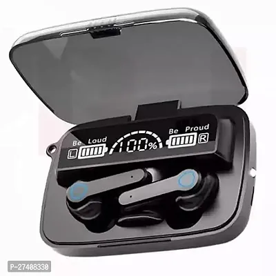 Earbud m19 TWS Bluetooth 5.0 Wireless Earbud Touch Waterproof .-thumb0