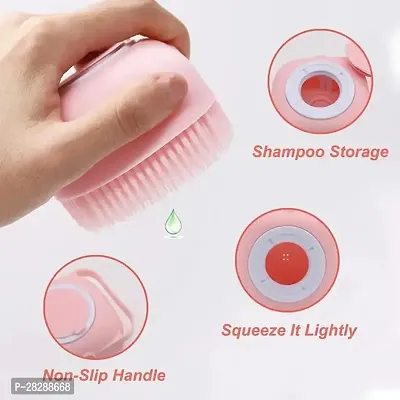 Silicone Bath Body Brush Shower Scrubber-thumb0