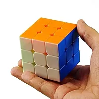 Cubes 3x3 High Speed Sticker Less Magic Puzzle Cube Game Toy (3x3).-thumb1