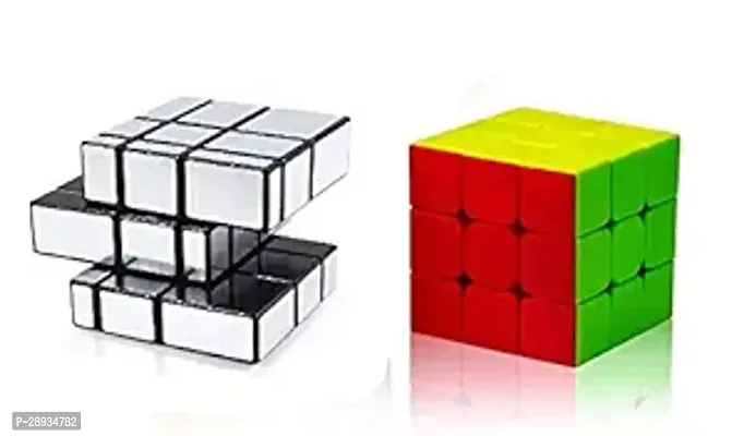 Cubes 3x3 High Speed Sticker Less Magic Puzzle Cube Game Toy.