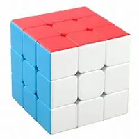 3 by 3 Cube 57mm Speed Pocket Sticker Puzzle Cube-thumb4