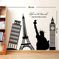 Life is to Travel and The World is Wide tor and Travel Wall Sticker-thumb1