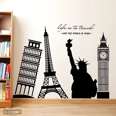 Life is to Travel and The World is Wide tor and Travel Wall Sticker
