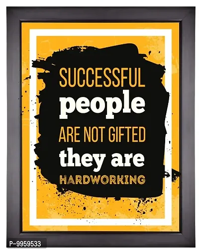 SUCCESSFUL PEOPLE ARE NOT GIFTED THEY ARE HARDWORKING MOTIVATION QUOTES POSTER-thumb0