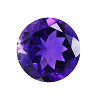 Amethyst Loose Gemstone 4.25 Ratti 3.86 Carat Round Shape Katela Crystal-thumb2