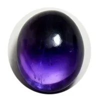 Cabochon Natural Amethyst Gemstone 3.25 Ratti 2.95 Carat Katela Oval Shape Rashi Ratan-thumb1