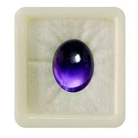 Cabochon Natural Amethyst Gemstone 3.25 Ratti 2.95 Carat Katela Oval Shape Rashi Ratan-thumb3