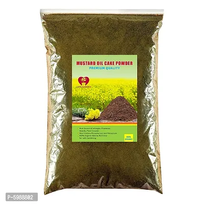 Mustard Oil Cake Powder for Plants Sarso ki Khali Organic Fertilizer Gardening Nutrient Manure 15kg-thumb0
