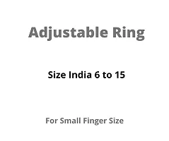 Natural Silver Plated Adjustable Ring Black-Onyx 3.25 Ratti Stone Ring Oval Shape Cabochon Cut  For Men And Women In size 6 To 15-thumb4