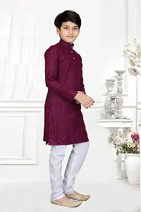 Shree sundha Marketing Presents Beautiful Cotton Fabric Kids Kurta Set for Kids-thumb4