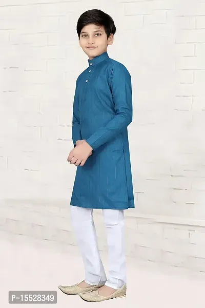 Shree sundha Marketing Presents Beautiful Cotton Fabric Kids Kurta Set for Kids-thumb3