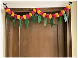 KPH Rajasthani Artificial Marigold Genda Bandhanwar ,Toran for Diwali, Festival, Event Home Decoration Pack of 1-thumb1