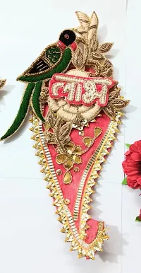 KPH Rajasthani Shubh labh Door Hanging Unique, buti for Decoration, shubh labh Hanging, shubh labh for Diwali Decoration Pack of 1 Pair-thumb1