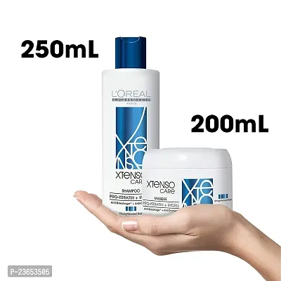 Professionnel Xtenso Care Pro-Keratine + Incell Shampoo 250ml and Masque 196gm-thumb0