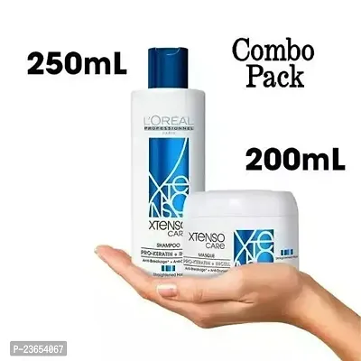 Professionnel Xtenso Care Pro-Keratine + Incell Shampoo 250ml and Masque 196gm-thumb0