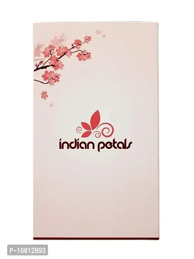 Indian Petals Floral Design Stylish Fancy Fashion Dangler Earrings for Girls Women, Artificial Fashion Dangler Earrings (Pink)-thumb2