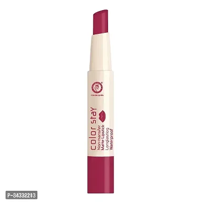 Colors Queen (NEW) Colors Stay Non Transfer Matte Lipstick (Mehroon)-thumb4