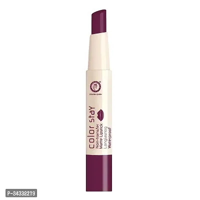 Colors Queen (NEW) Colors Stay Non Transfer Matte Lipstick (Wine)-thumb4