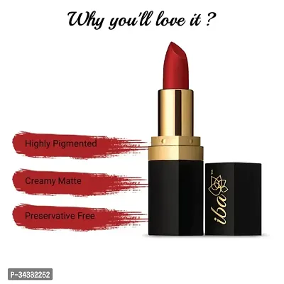 Matte Lipstick Shade M21 Urban Red,  Highly Pigmented and Long Lasting Matte Finish-thumb5