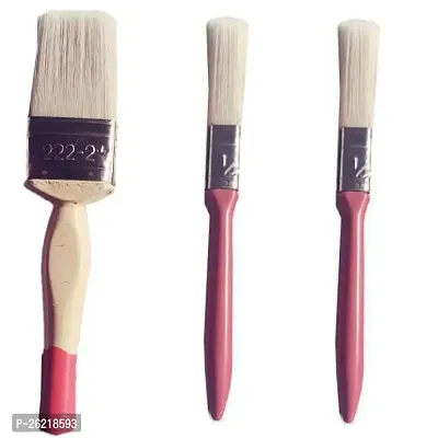 Macaw Flat Painting Brush Set Of 3