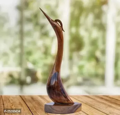 Wood Bird And Animal Showpiece