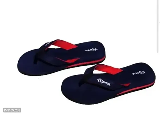 Elegant Blue EVA Solid Flip Flops For Women Pack of 1