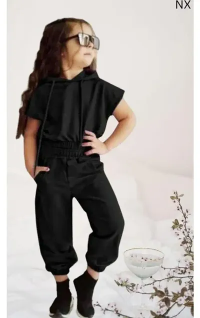 Stylish Blend Jumpsuit For Baby Girls