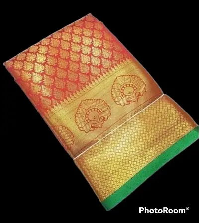 Beautiful Trendy Kanjivaram Brocade Silk Saree in multiple colour