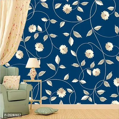 Stylish Navy Blue Paperboard Wallpapers For Home Decor-thumb3