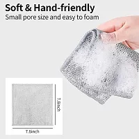 Double Sided Non Scratch Dish Wash Cloth Combo-thumb1