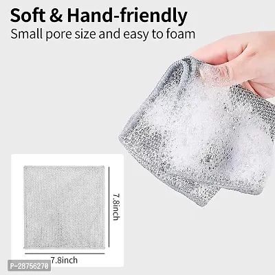 Double Sided Non Scratch Dish Wash Cloth Combo-thumb2