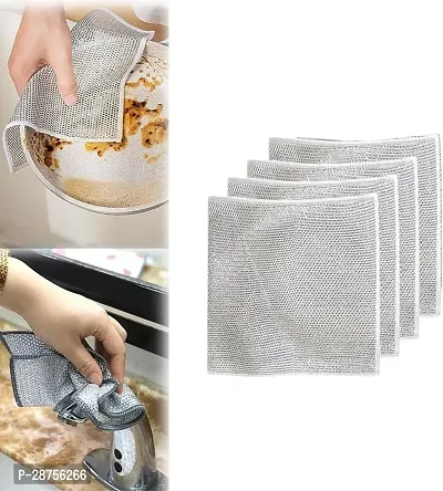 Double Sided Non Scratch Dish Wash Cloth Combo