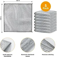 Double Sided Non Scratch Dish Wash Cloth-thumb1