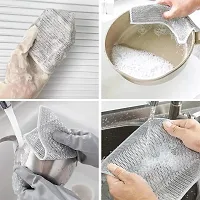 Double Sided Non Scratch Dish Wash Cloth Combo-thumb4