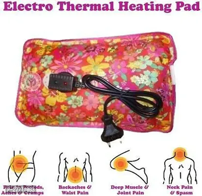 Hot Water Bottle Electric Rechargeable Heating Pads 1000 ml Hot Water Bag  (Multicolor)-thumb0