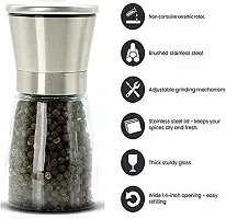 Khushi Fab's Pepper Grinder or Salt Shaker for Professional Chef - Best Spice Mill with Brushed Stainless Steel, Special Mark, Ceramic Blades and Adjustable Coarseness (Pack of 1)-thumb3