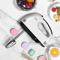 Khushi Fab's Electric Hand Mixer and Blenders with Chrome Beater and Dough Hook Stainless Steel Attachments - Speed Setting - Beater for Cake Egg Bakery 180 watt-thumb4