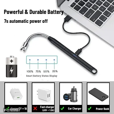 Flexible Long USB Plasma Lighter for kitchen BBQ  Electric  Electronic  Lighter-thumb5