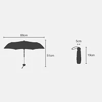 Viha Fab's Folding Capsule Umbrella (Brown_Umbrella-Capsule-Red)-thumb2