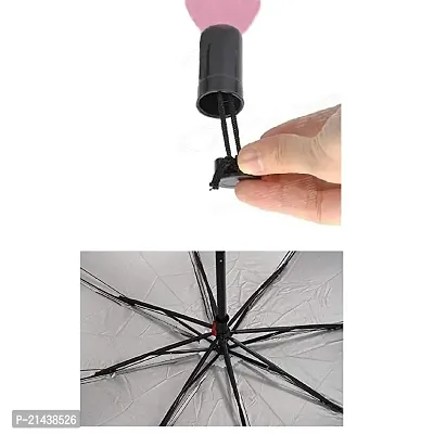 Khushi Fab's Double Layer Folding Portable Wine Bottle Umbrella with Bottle Cover for UV Protection  Rain (Color As Per Availability)-thumb5