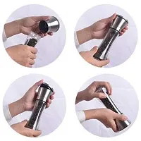 Khushi Fab's Pepper Grinder or Salt Shaker for Professional Chef - Best Spice Mill with Brushed Stainless Steel, Special Mark, Ceramic Blades and Adjustable Coarseness (Small Pack 1)-thumb4