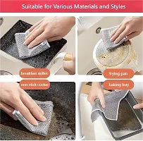 Double Sided Non Scratch Dish Wash Cloth Combo_Pack of 3-thumb1