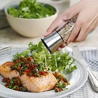 Khushi Fab's Pepper Grinder or Salt Shaker for Professional Chef - Best Spice Mill with Brushed Stainless Steel, Special Mark, Ceramic Blades and Adjustable Coarseness (Pack of 1)-thumb2