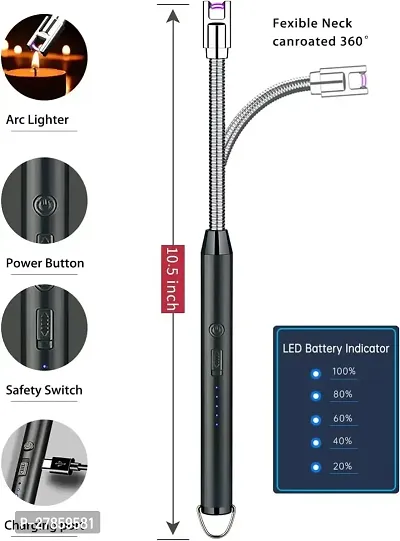 Flexible Long USB Plasma Lighter for kitchen BBQ  Electric  Electronic  Lighter-thumb4