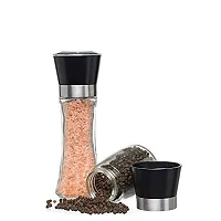 Khushi Fab's Pepper Grinder or Salt Shaker for Professional Chef - Best Spice Mill with Brushed Stainless Steel, Special Mark, Ceramic Blades and Adjustable Coarseness (Small Pack 1)-thumb2