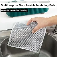 Double Sided Non Scratch Dish Wash Cloth-thumb1